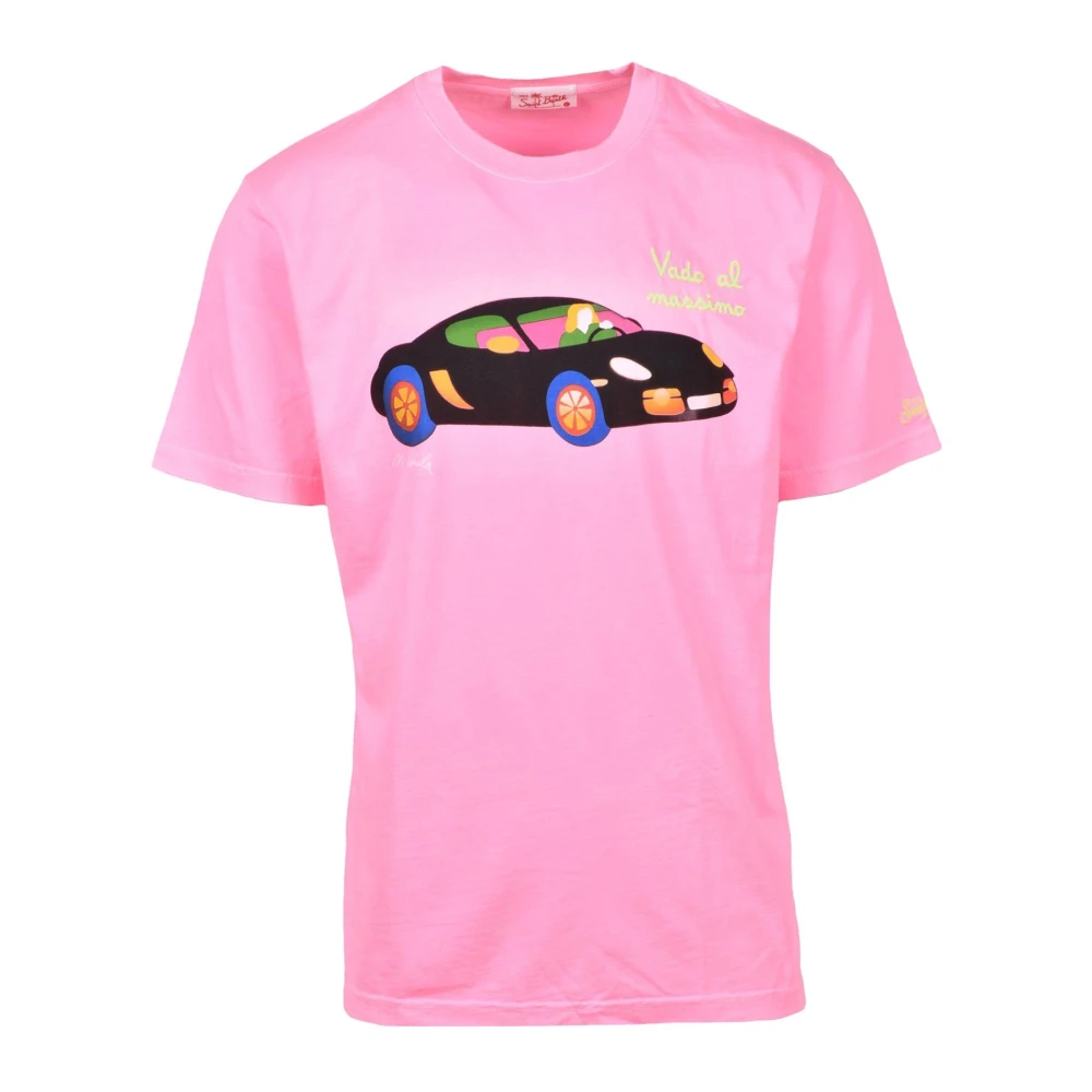 MC2 Saint Barth Tshirt Pink Heren