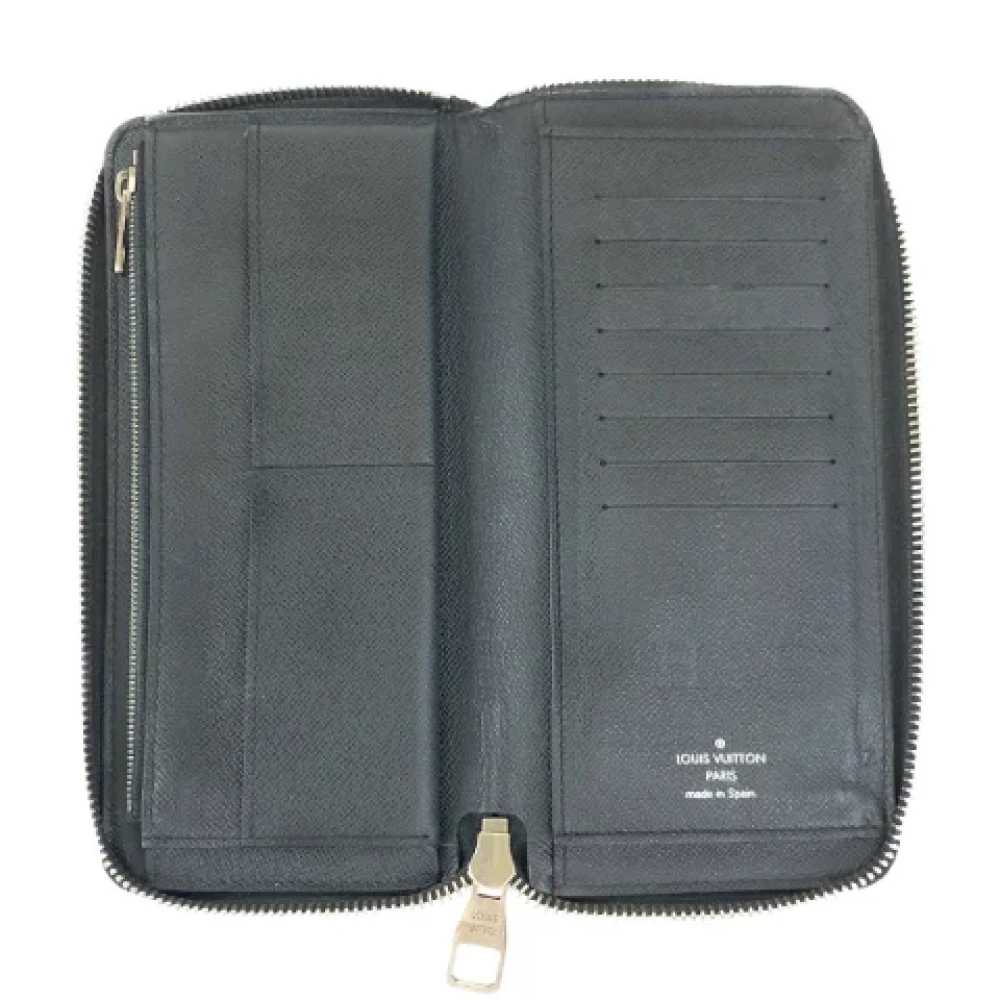 Louis Vuitton Vintage Pre-owned Leather wallets Black Heren