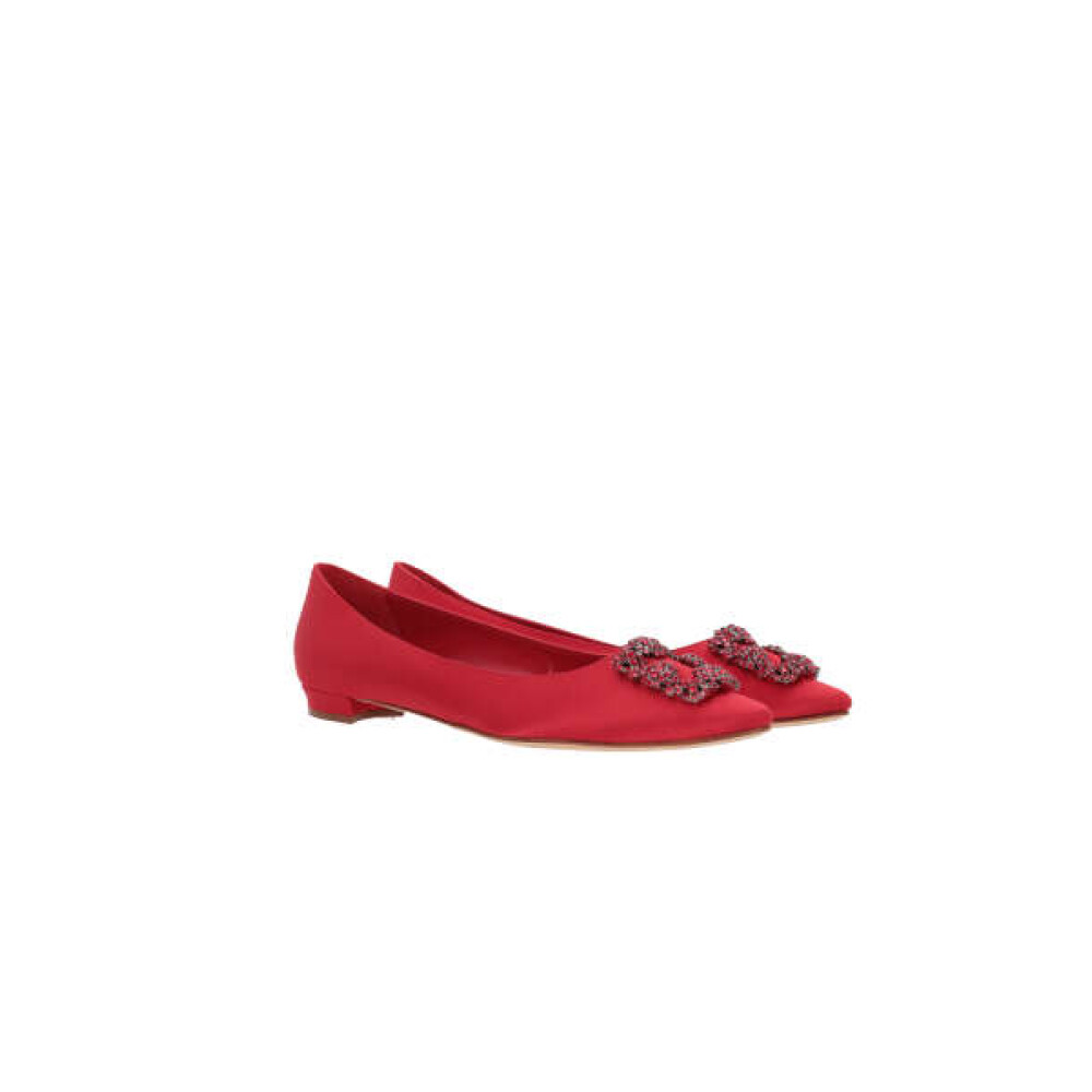 Zapatos rojos planos hot sale