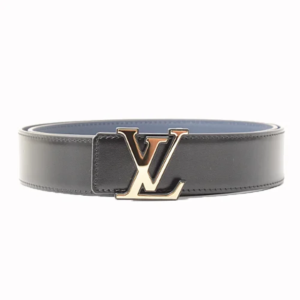 Louis Vuitton Vintage Pre-owned Leather belts Black Heren