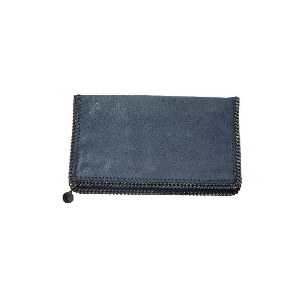 Stella McCartney Pre-owned Canvas clutches Blue Dames