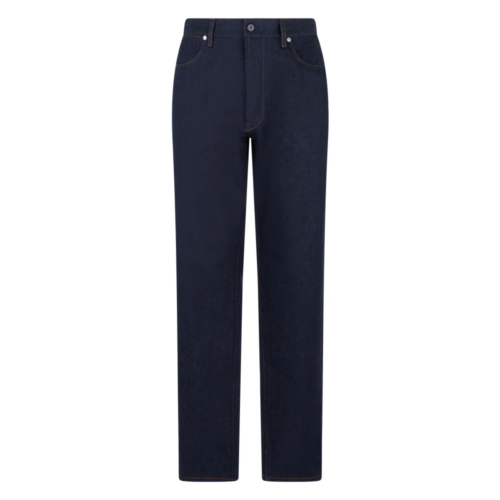 Stone Island Blue Selvedge Denim Raw Jeans - Male - Straight Fit Jeans - W36 - Jeans