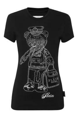 Cotton Pure Fit T-Shirt Teddy Doorman Crystal
