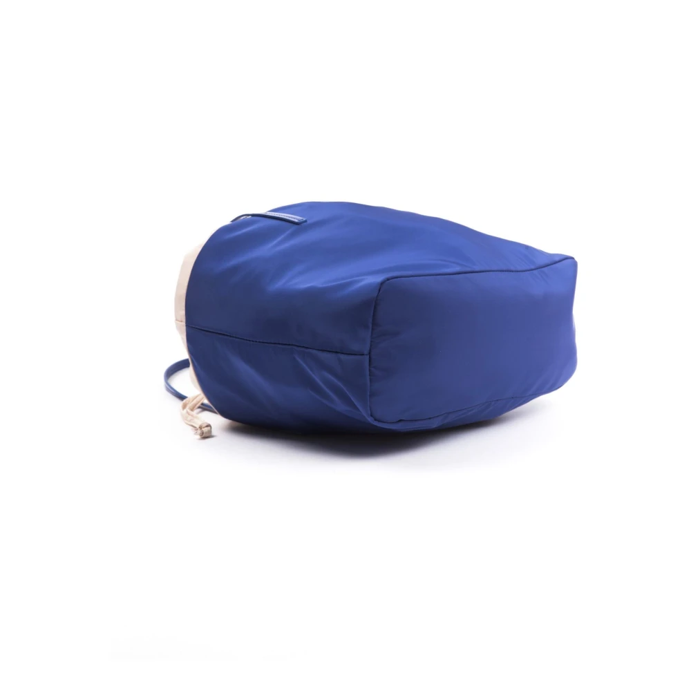 Byblos Blauwe Stoffen Shopper Tote met Patentaccenten Blue Dames