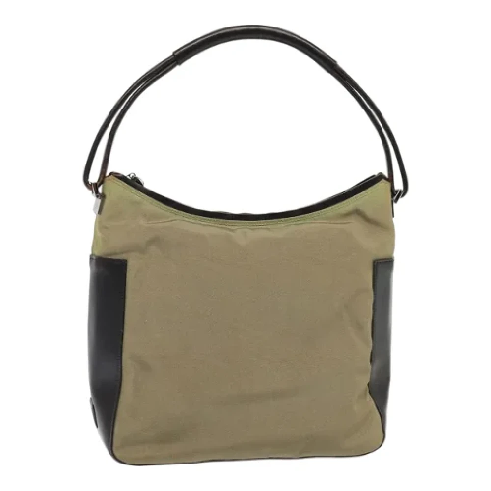 Gucci Vintage Pre-owned Leather gucci-bags Green Dames