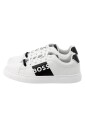 baskets-blanches-en-cuir-avec-logo
