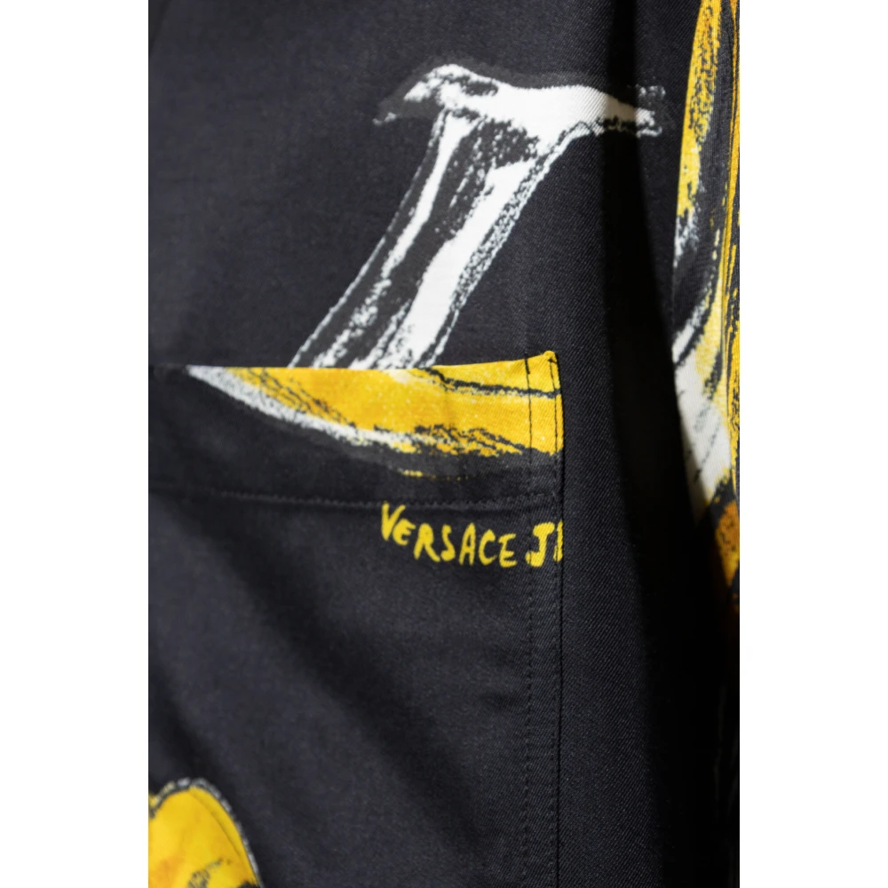Versace Jeans Couture Shirt met logo Black Heren