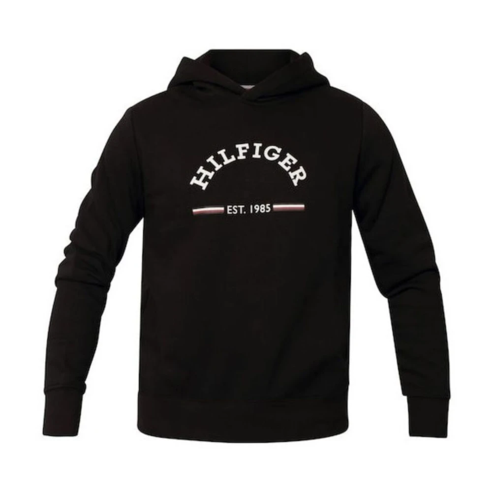 Tommy Hilfiger Mannen Roundall Hoody Sweatshirt Black Heren
