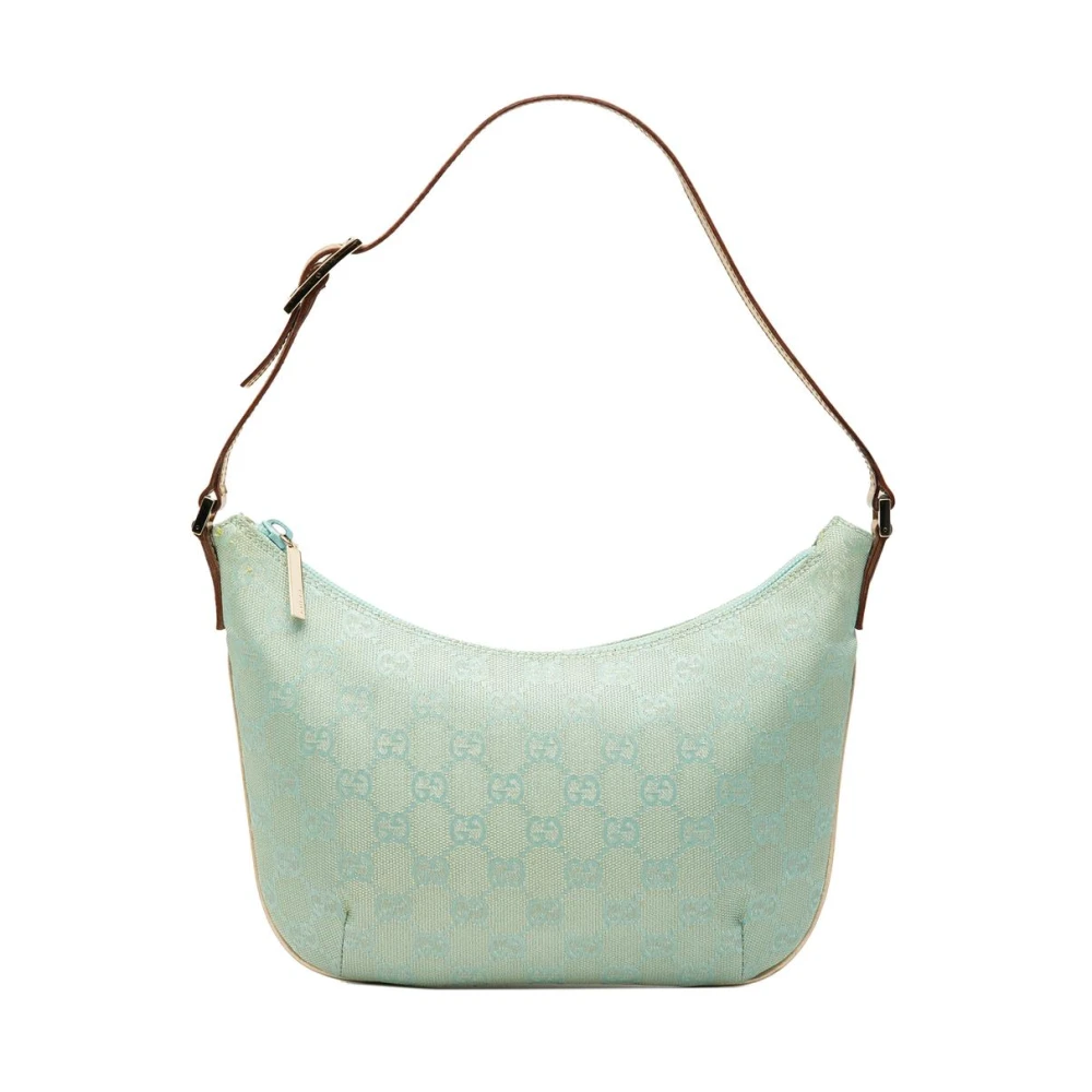 Gucci Vintage Women's Blue Pre-Owned Hobo Bag