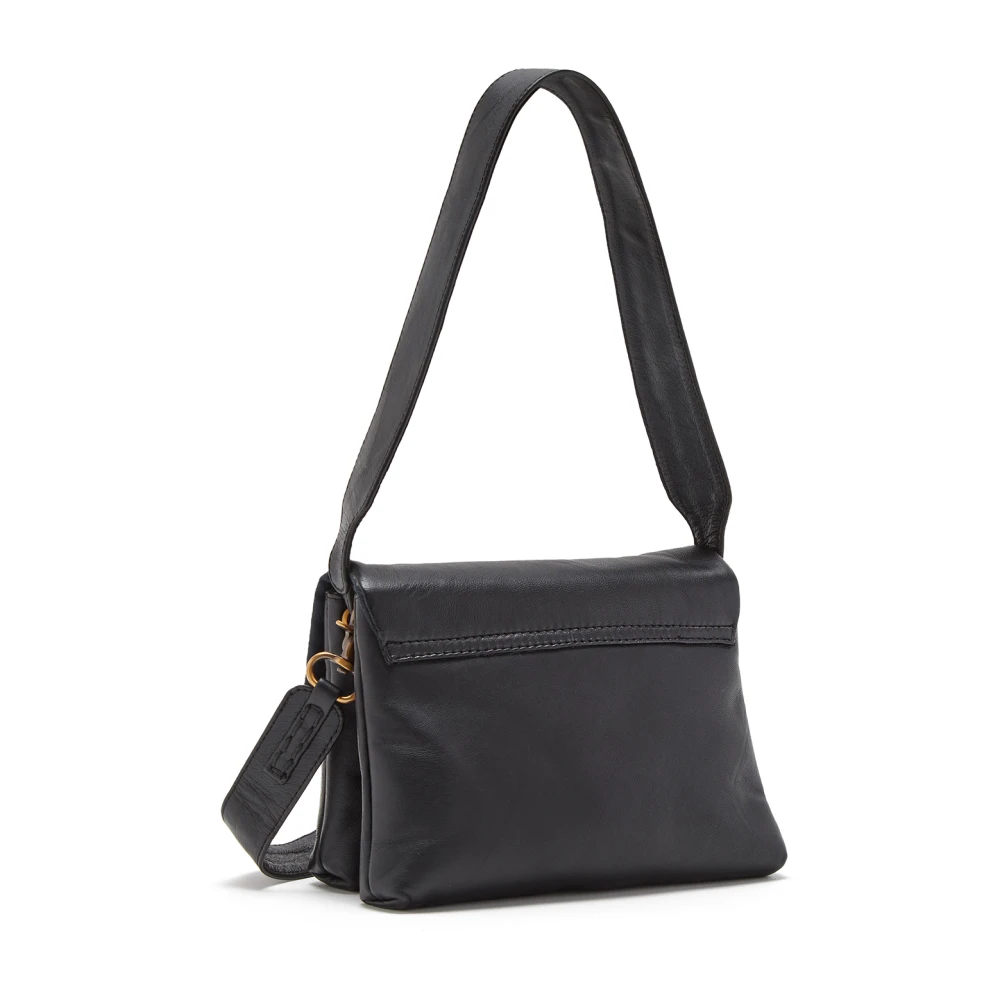 Maliparmi Kleine Puffy Crossbody TAS Black Dames