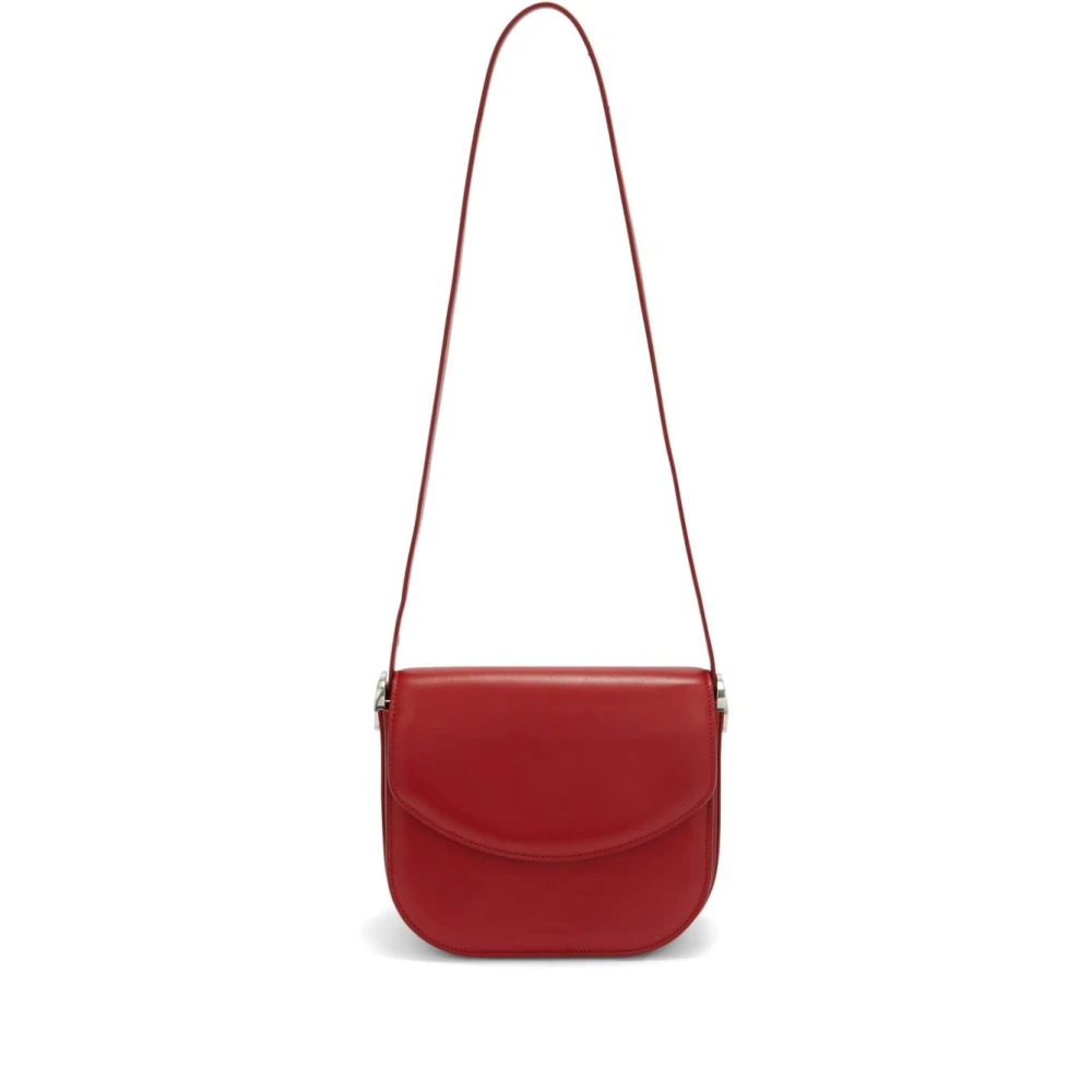 Jil Sander Shoulder Bags Red Dames