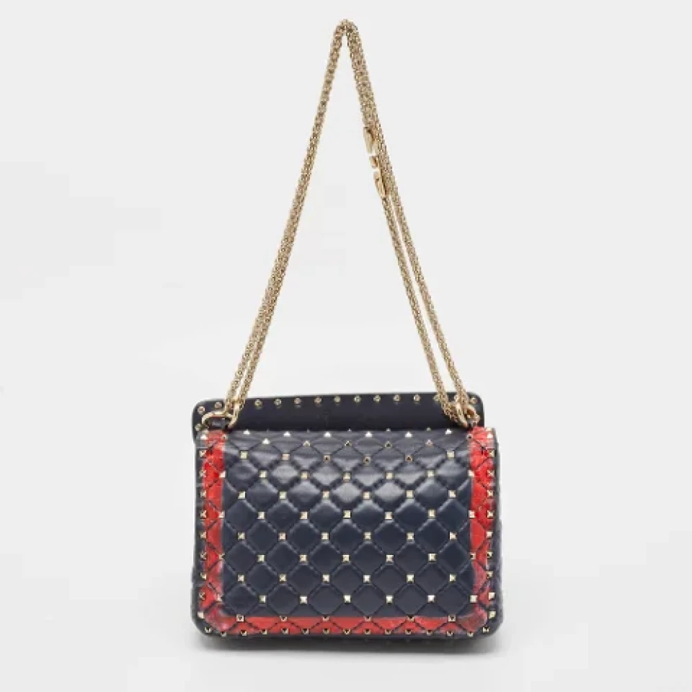 Valentino Vintage Pre-owned Leather handbags Blue Dames