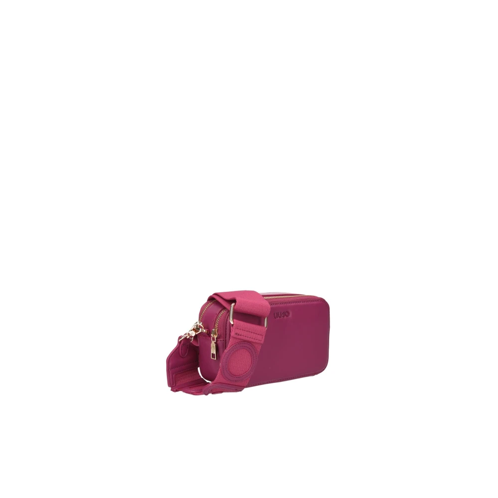 Liu Jo Fuchsia Mini Tas met Logoband Pink Dames