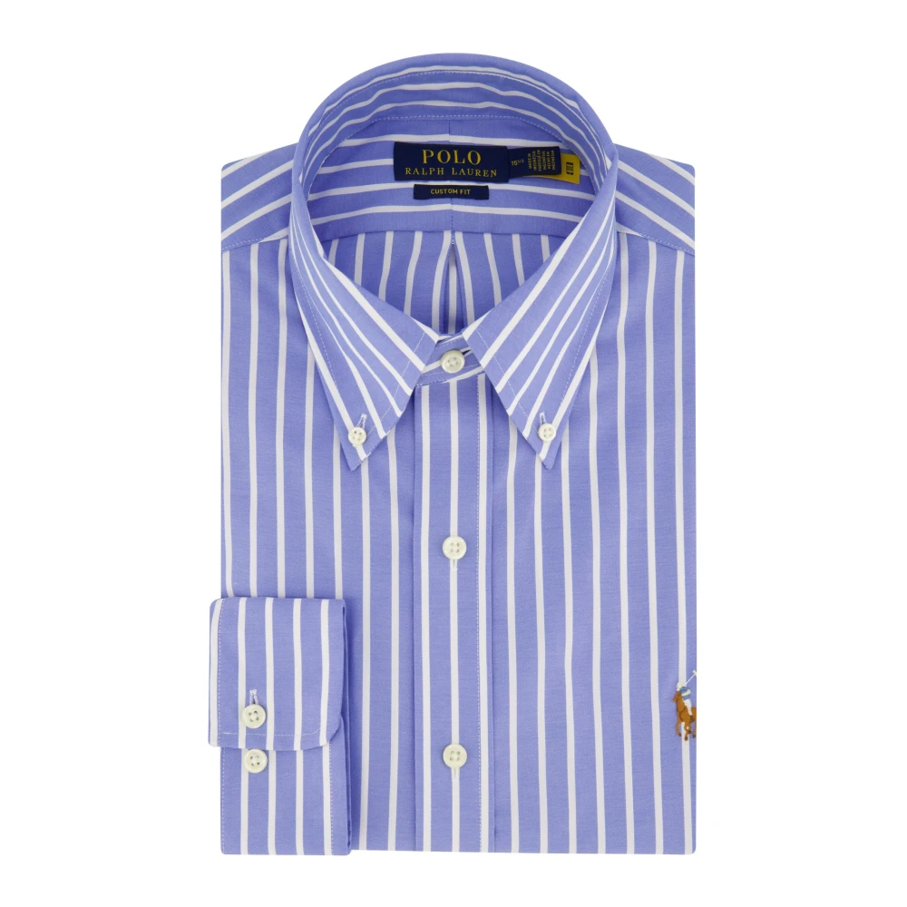 Ralph Lauren Blauw Gestreept Business Overhemd Multicolor Heren