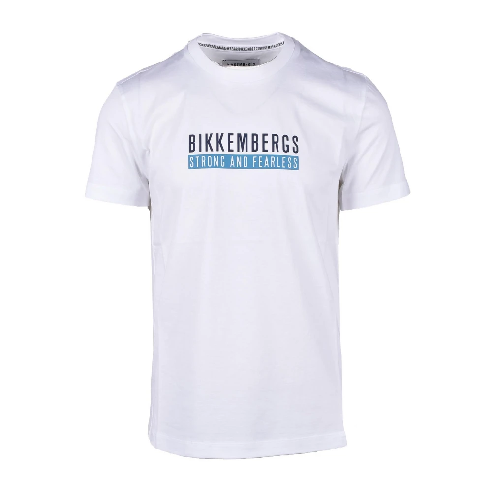 Bikkembergs Stijlvolle Katoenen T-Shirt Collectie White Heren