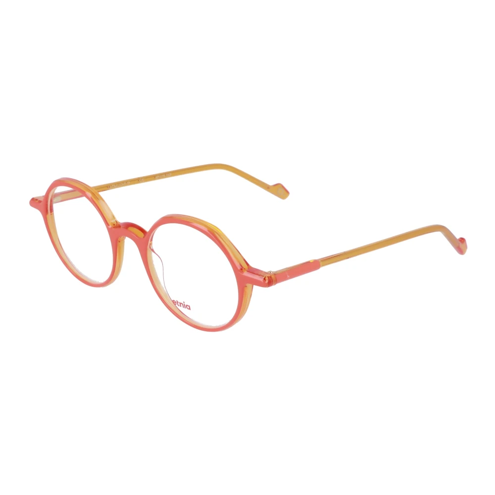 Etnia Barcelona Kleurrijke ronde montuurbril Orange Unisex