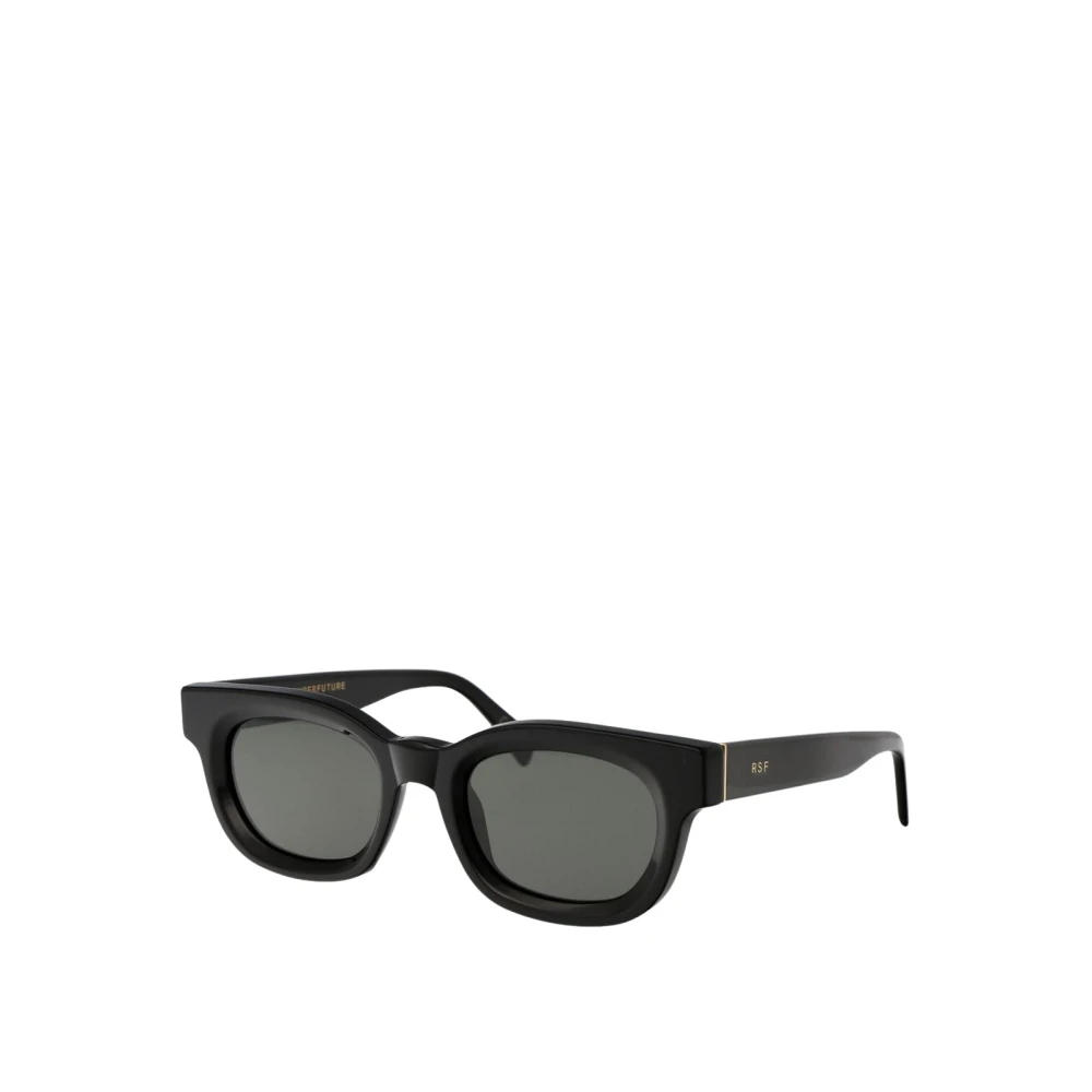 Retrosuperfuture Men's Black Sunglasses, One Size, Rectangular Sunglasses