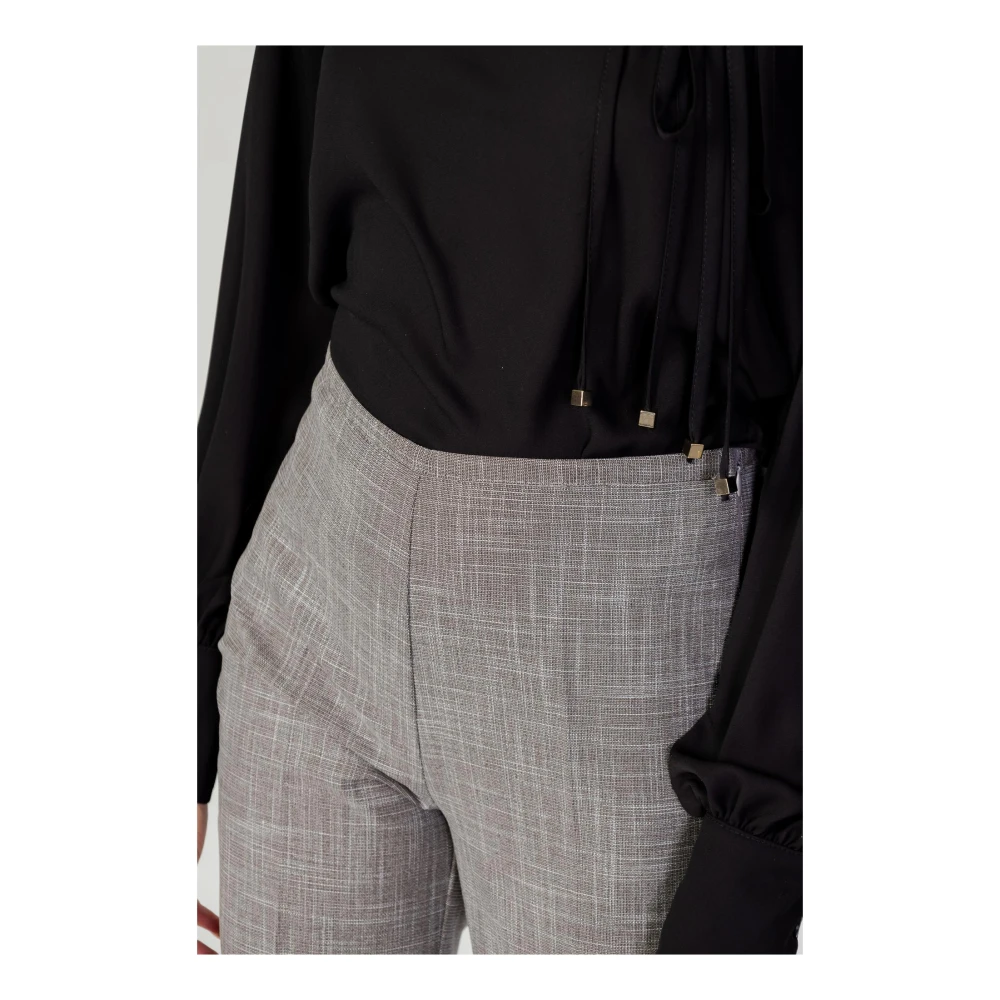 Sandro Ferrone Grijze Marl Rits Broek Vrouwen Herfst Winter Gray Dames