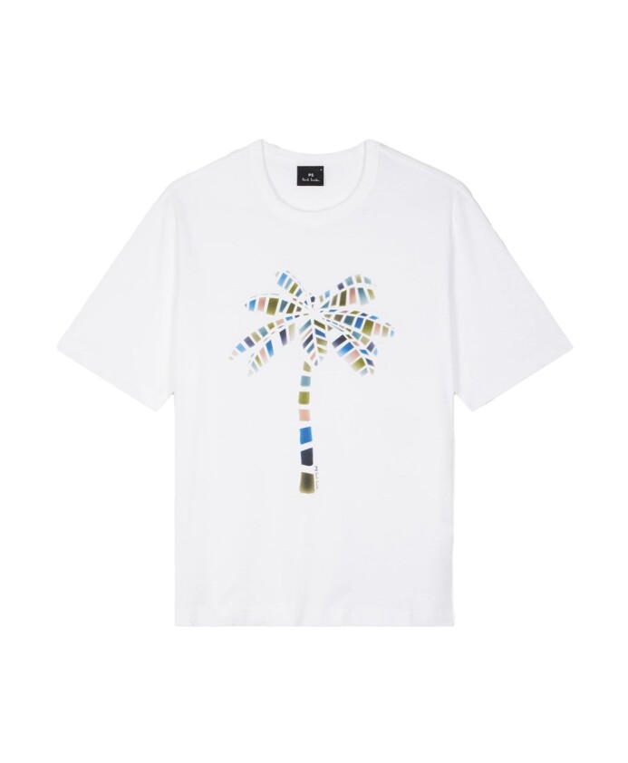 palm-print-white-t-shirt