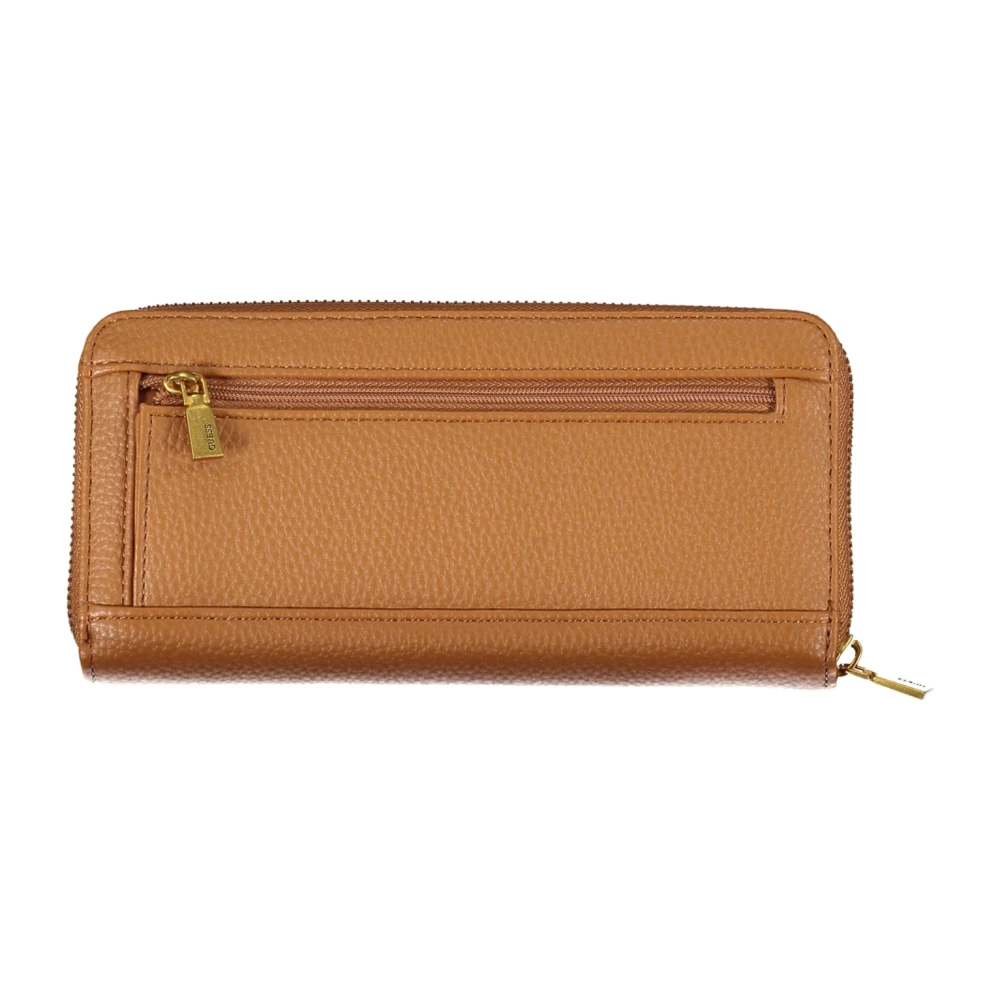 Guess Bruine damesportemonnee met ritssluiting Brown Dames