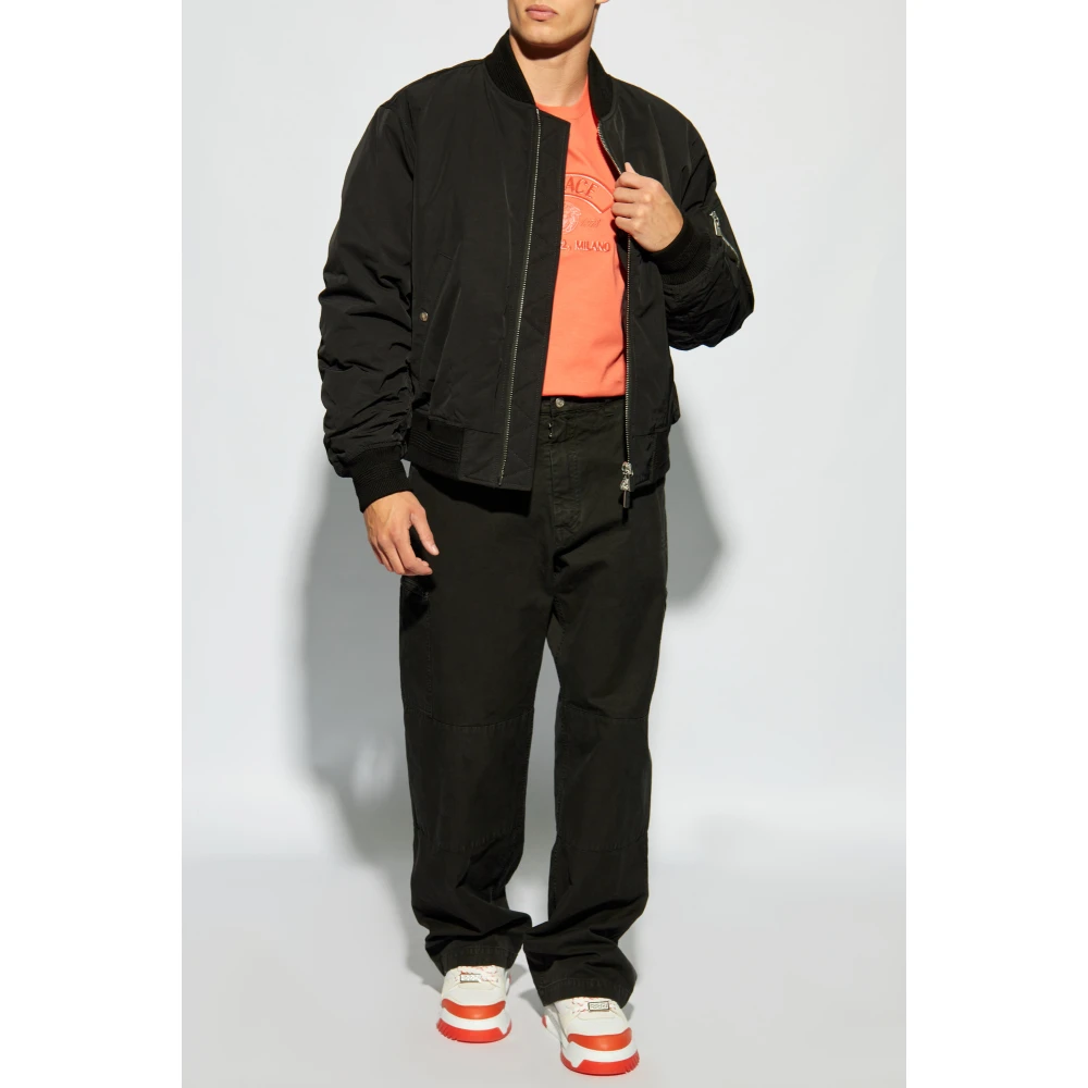 Versace T-shirt met logo Orange Heren