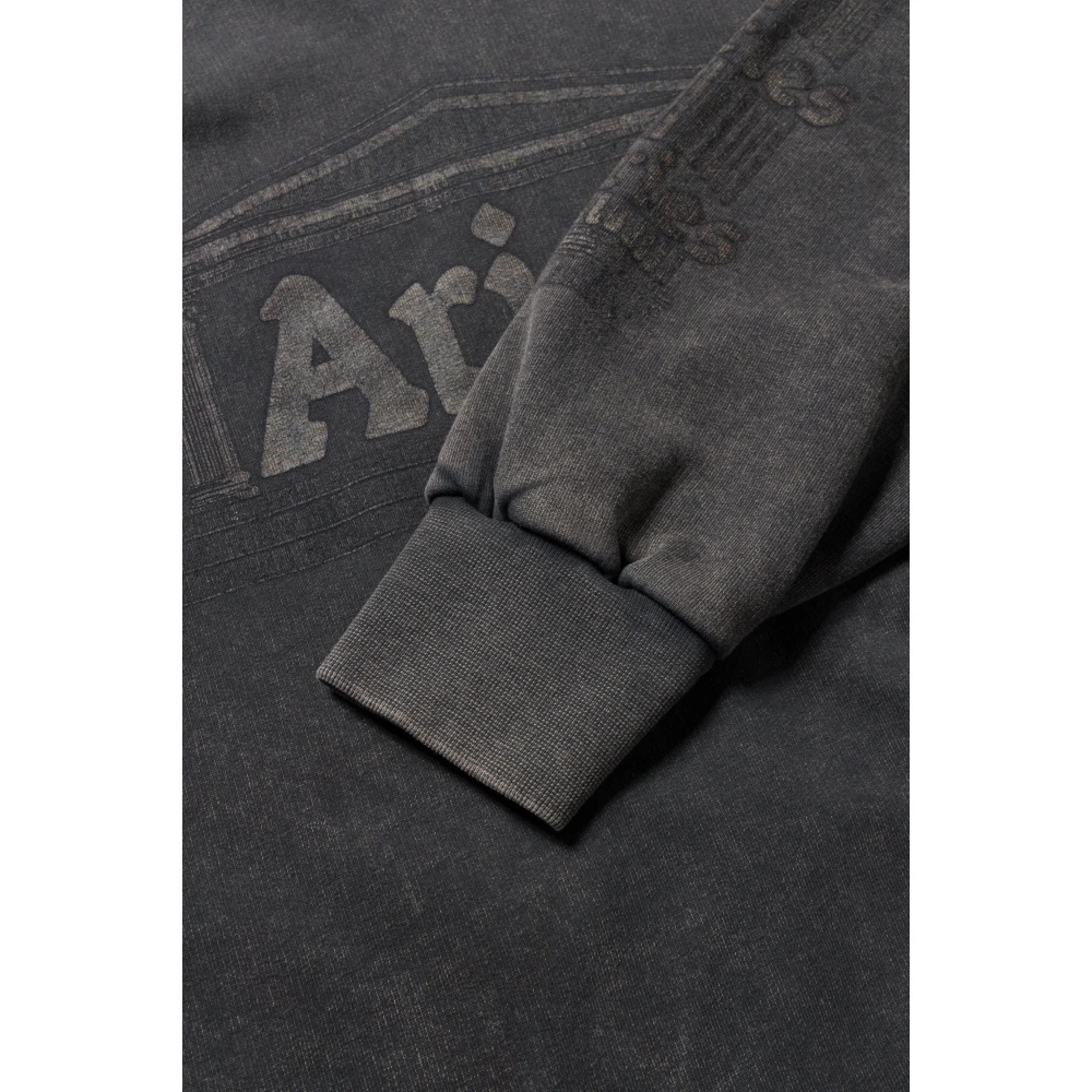 Aries Vintage Ancient Column Sweatshirt Black Heren