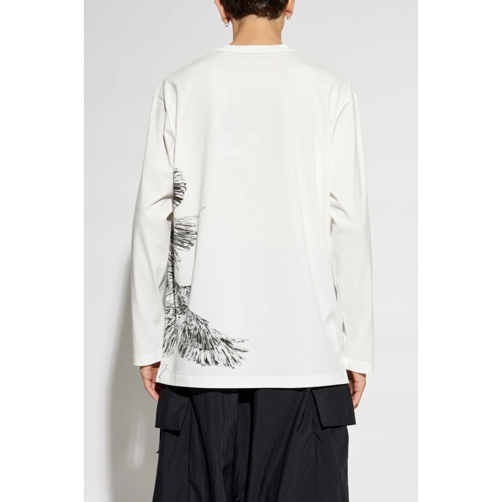 Y-3 Lange mouwen T-shirt White Unisex