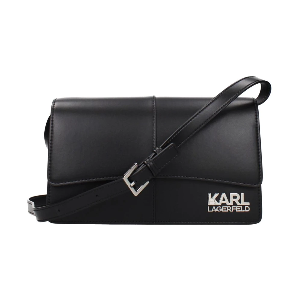 Karl Lagerfeld Black Polyethylene Crossbody Bag - Image 2