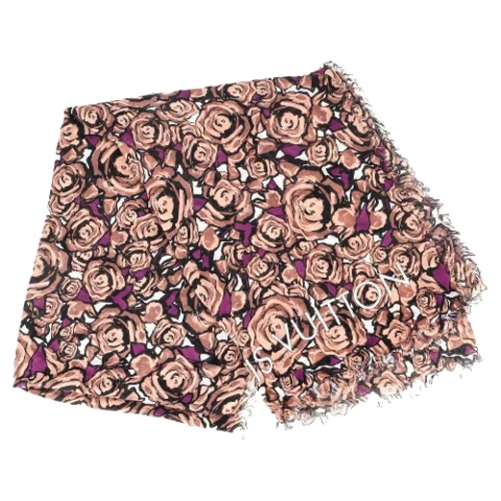 Louis Vuitton Vintage Pre-owned Silk scarves Multicolor Dames