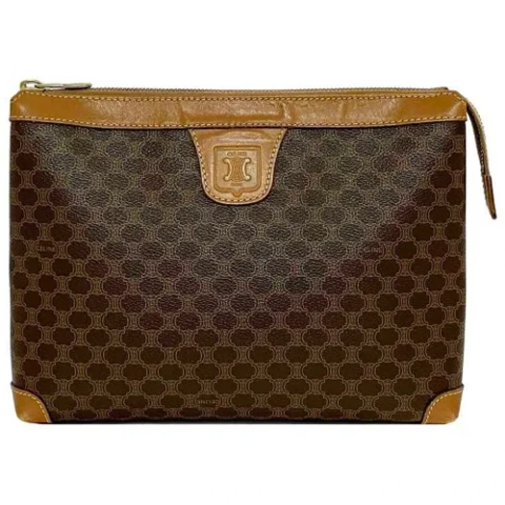 Celine Vintage Pre-owned Leather celine-bags Brown Dames