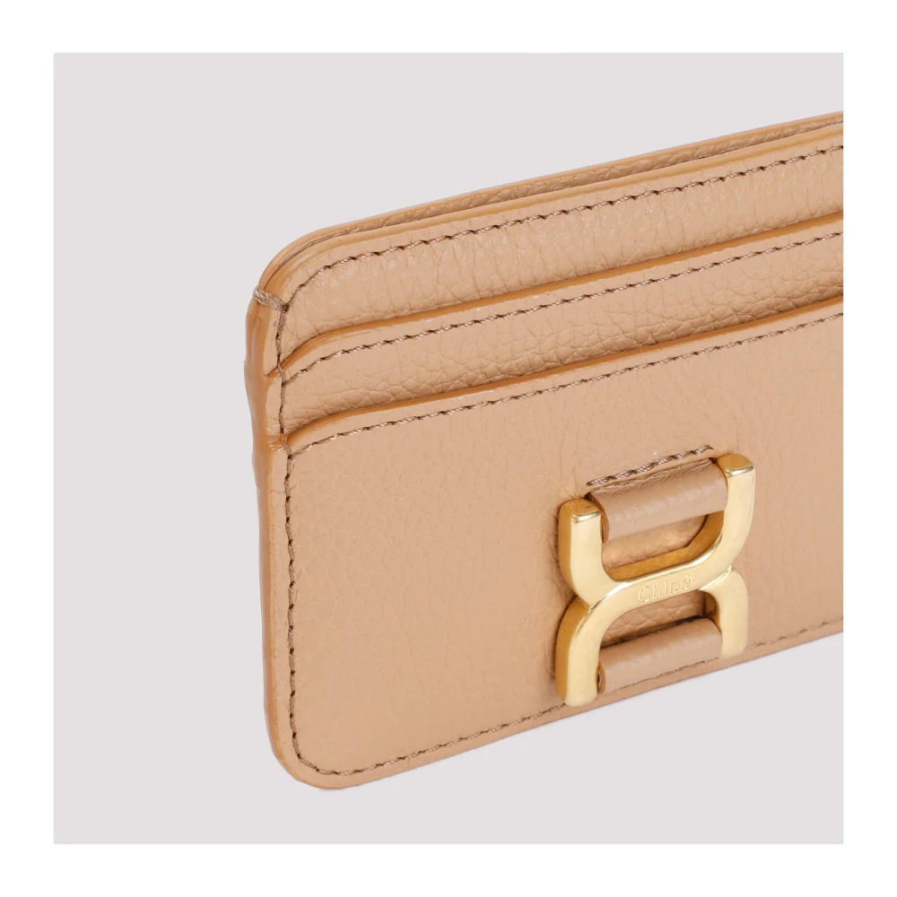 Chloé Neutrale Portemonnees Ss24 Beige Dames