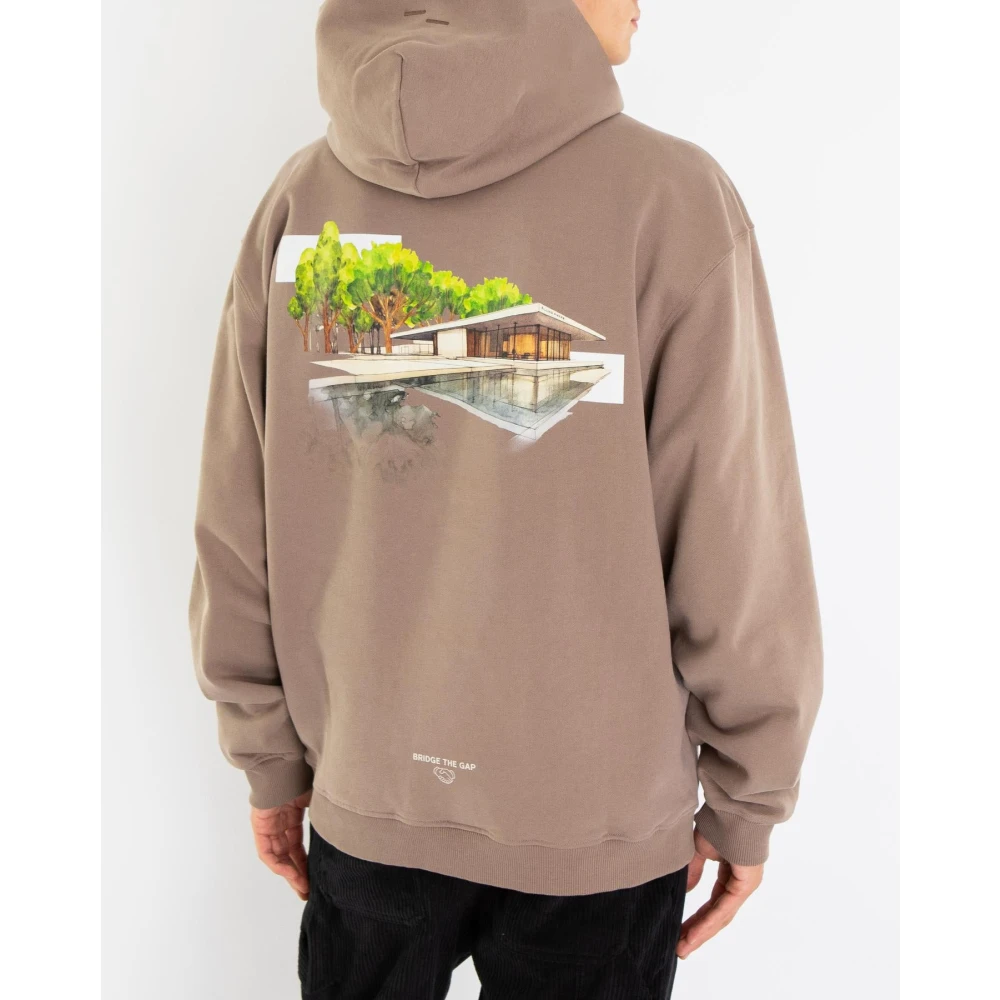 Filling Pieces Pavilion Hoodie voor heren Brown Heren