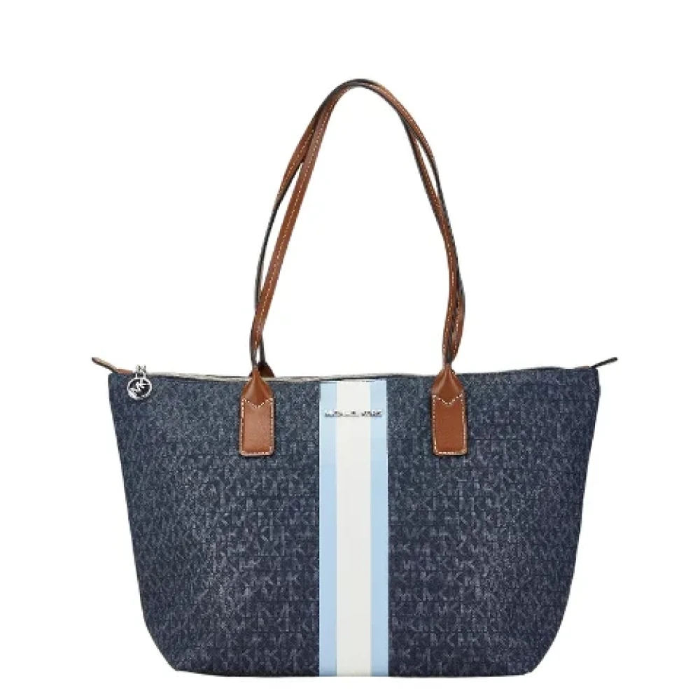 Michael Kors Pre-owned Canvas handbags Blue Dames