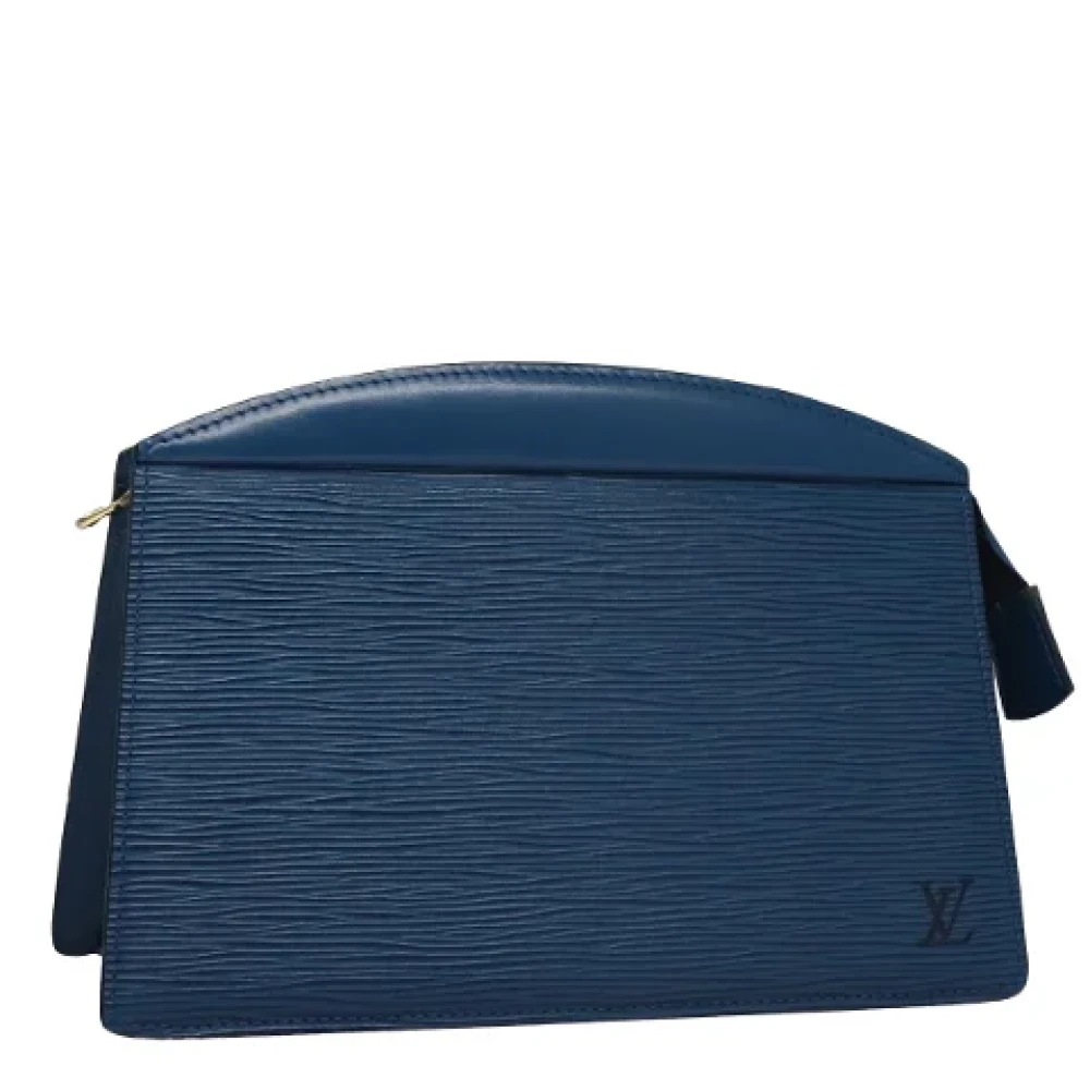 Louis Vuitton Vintage Pre-owned Leather pouches Blue Dames