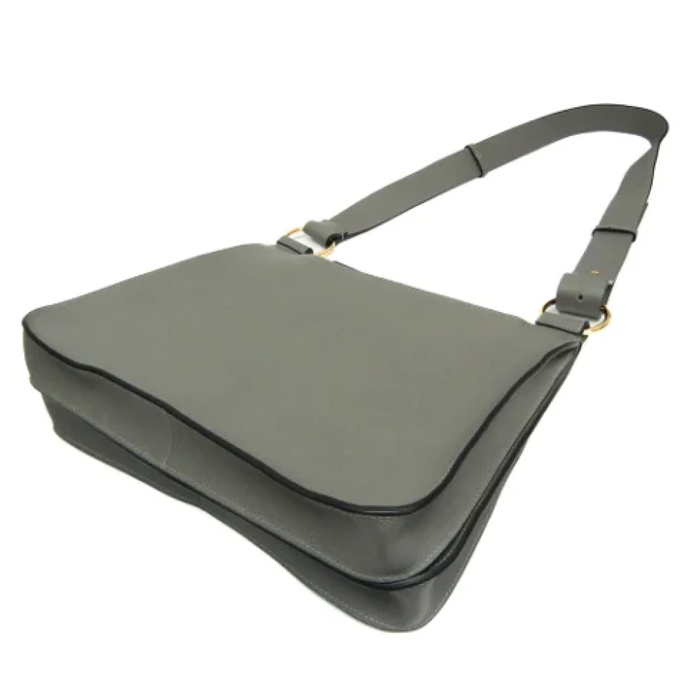 Marni Pre-owned Leather shoulder-bags Gray Dames