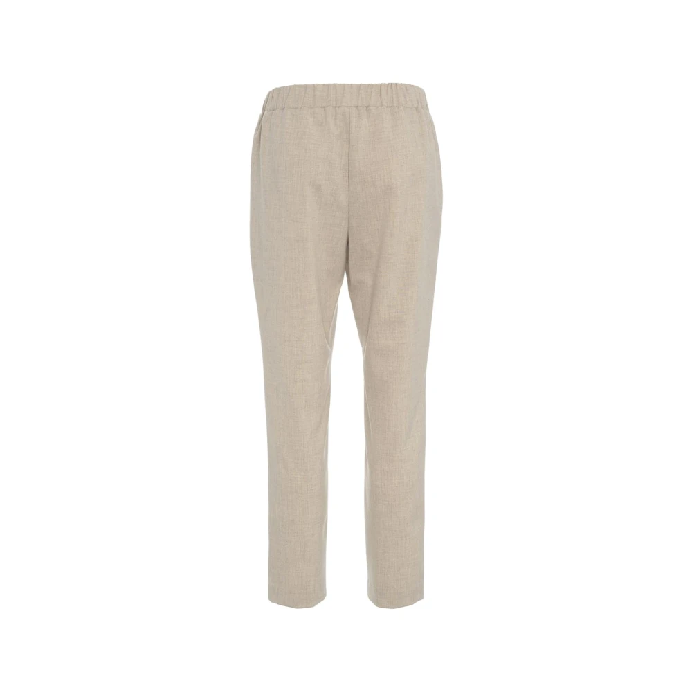 Ottod'Ame Stijlvolle Beige Chino Broek Ss25 Beige Dames