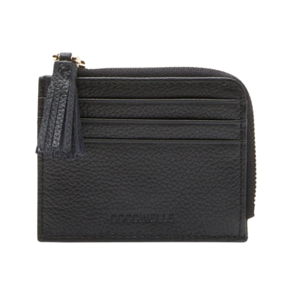 Coccinelle , Wallets & Cardholders, Female, Black, One Size, Tassel Card Holder