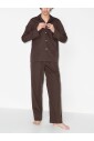 brown-cotton-pajamas