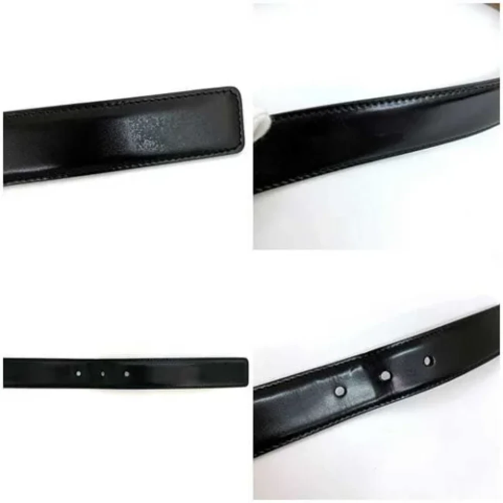 Gucci Vintage Pre-owned Leather belts Black Dames