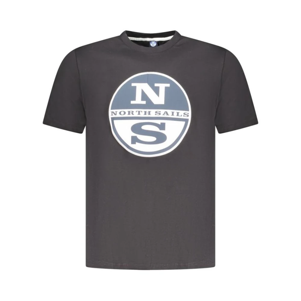 North Sails Black Cotton Men's T-Shirt - M - Image 2