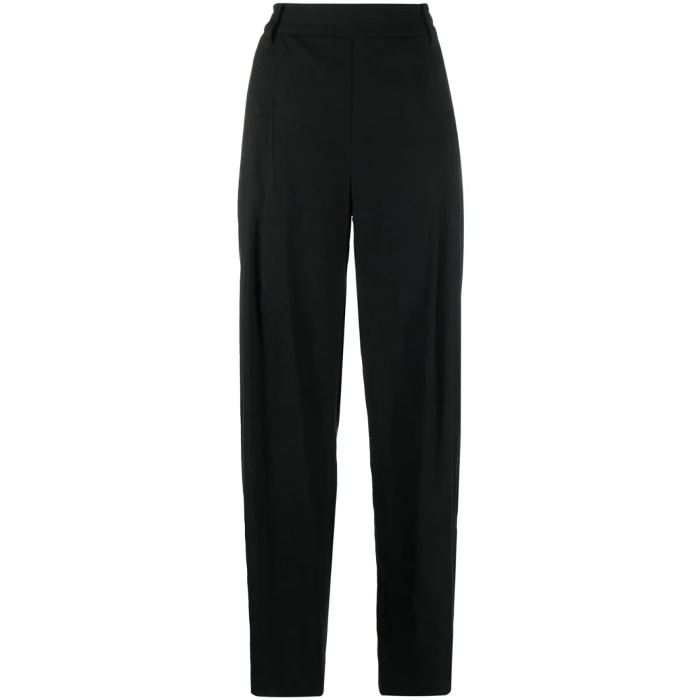 Vince Casual Zwarte Linnen Broek Black Dames