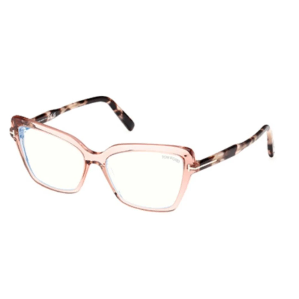 Tom Ford Stijlvolle Zwarte Zonnebril Pink Unisex