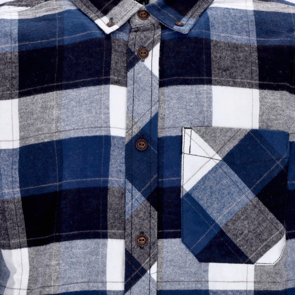 Element Geruite Flanellen Overhemd Lange Mouw Multicolor Heren