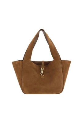 Elegant Tote Bag i mocka med Cassandre-logga