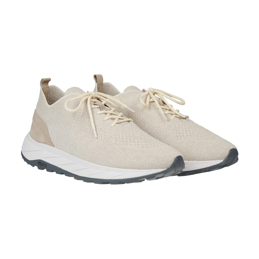 Eleventy Men's Beige Running Shoe - Sneakers - 8 Uk - Shoes
