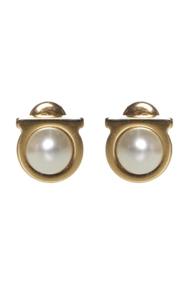 Gancini Pearl Earrings