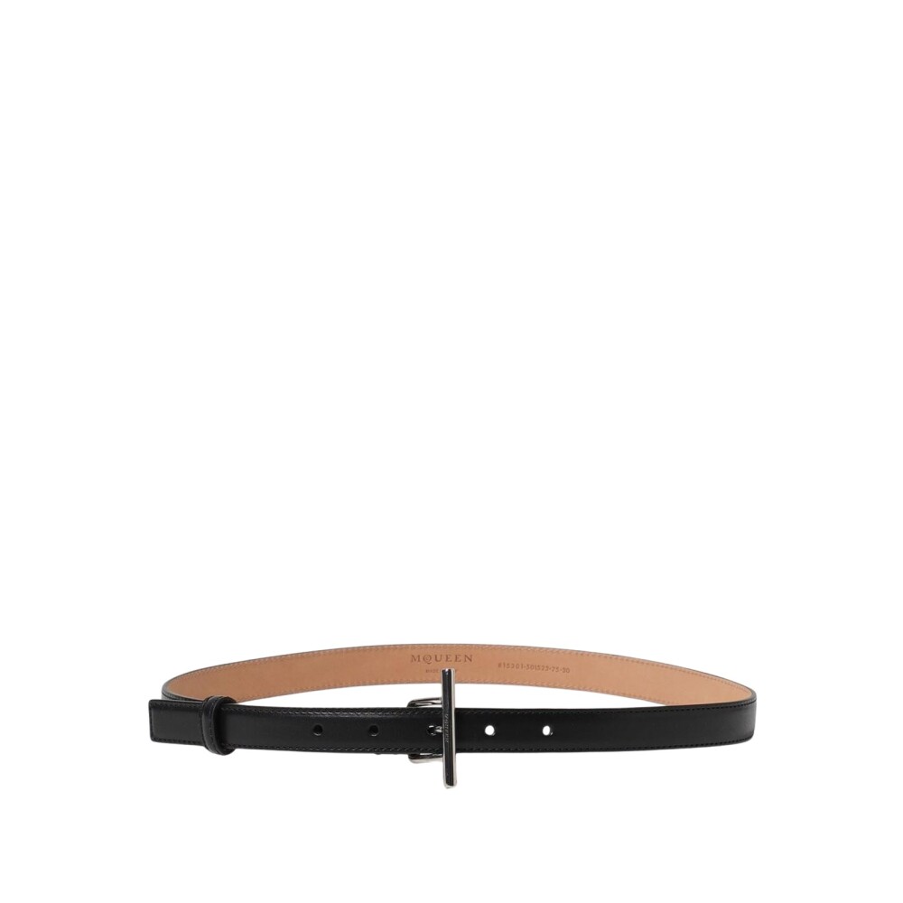 Alexander McQueen コルセット ベルト ブラック レザー Alexander McQueen レザー コルセットベルト | ブラック