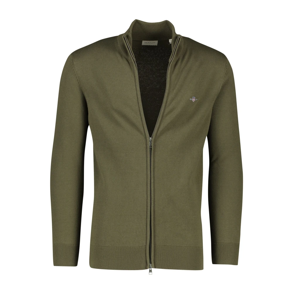 Gant Donkergroene Effenvest Green Heren