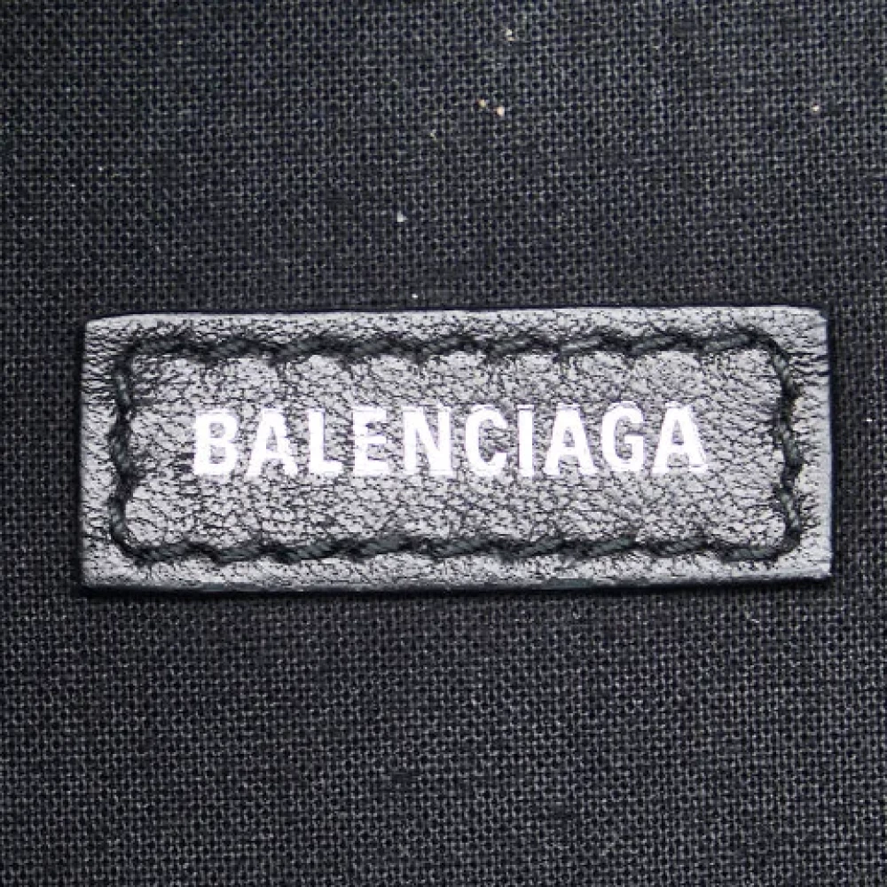 Balenciaga Vintage Pre-owned Leather backpacks Black Dames