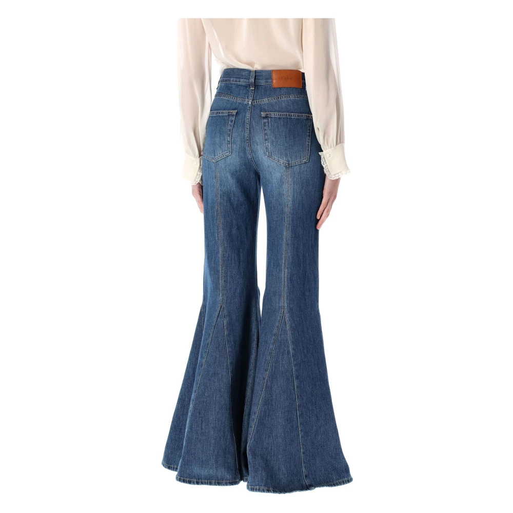 Chloé Wijde jeans voor dames Blue Dames